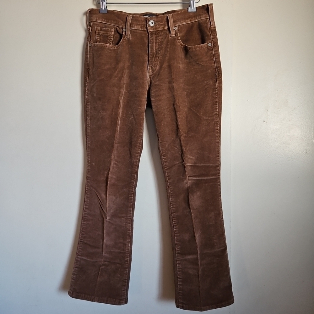 Levi's 515 Brown Corduroy Bootcut Pants Mid-Rise Size 4